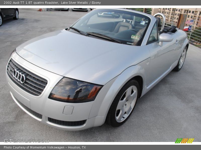 Lake Silver Metallic / Ebony 2002 Audi TT 1.8T quattro Roadster
