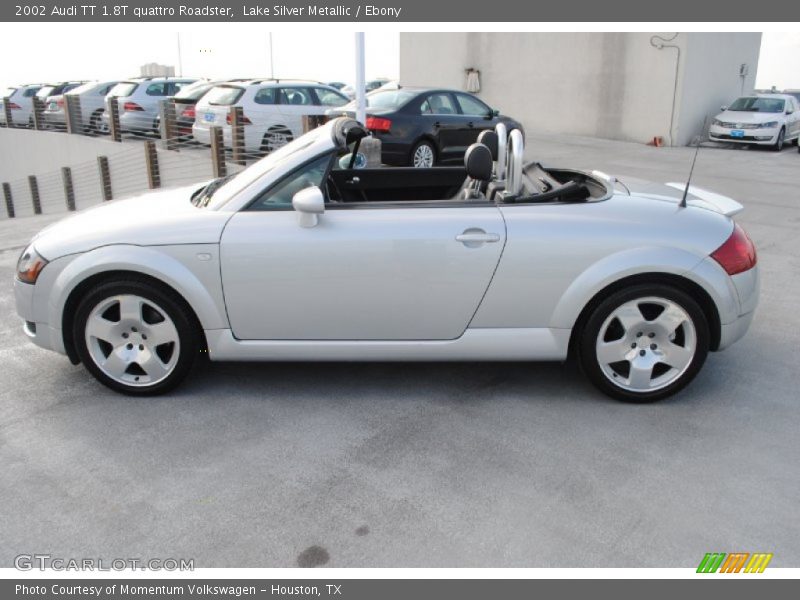 Lake Silver Metallic / Ebony 2002 Audi TT 1.8T quattro Roadster