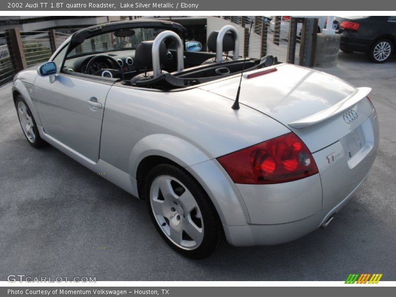 Lake Silver Metallic / Ebony 2002 Audi TT 1.8T quattro Roadster