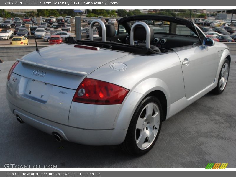 Lake Silver Metallic / Ebony 2002 Audi TT 1.8T quattro Roadster