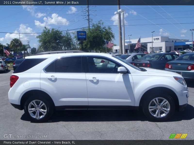Summit White / Jet Black 2011 Chevrolet Equinox LT