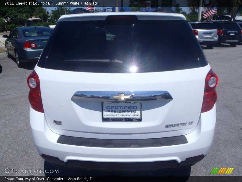 Summit White / Jet Black 2011 Chevrolet Equinox LT