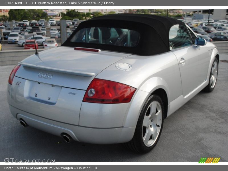 Lake Silver Metallic / Ebony 2002 Audi TT 1.8T quattro Roadster