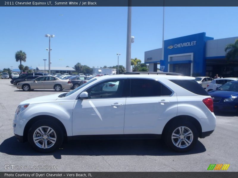 Summit White / Jet Black 2011 Chevrolet Equinox LT