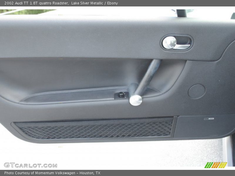 Lake Silver Metallic / Ebony 2002 Audi TT 1.8T quattro Roadster