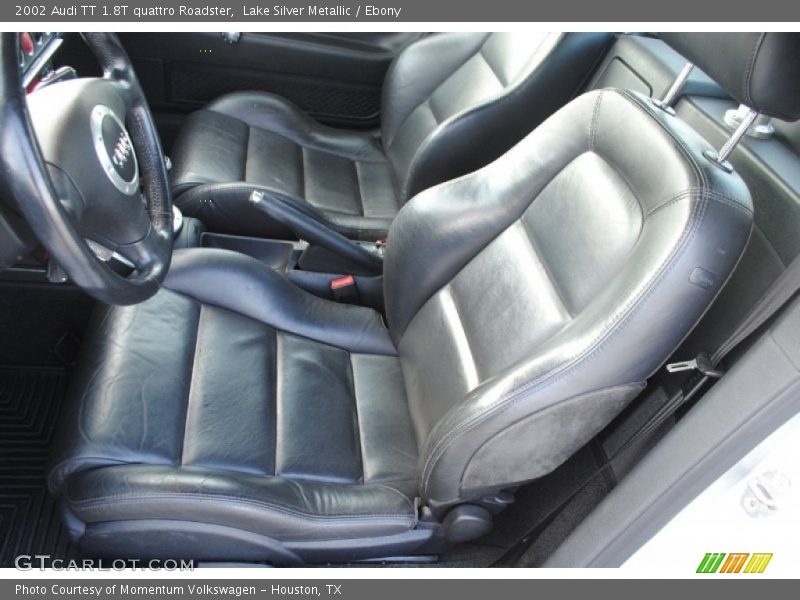 Lake Silver Metallic / Ebony 2002 Audi TT 1.8T quattro Roadster