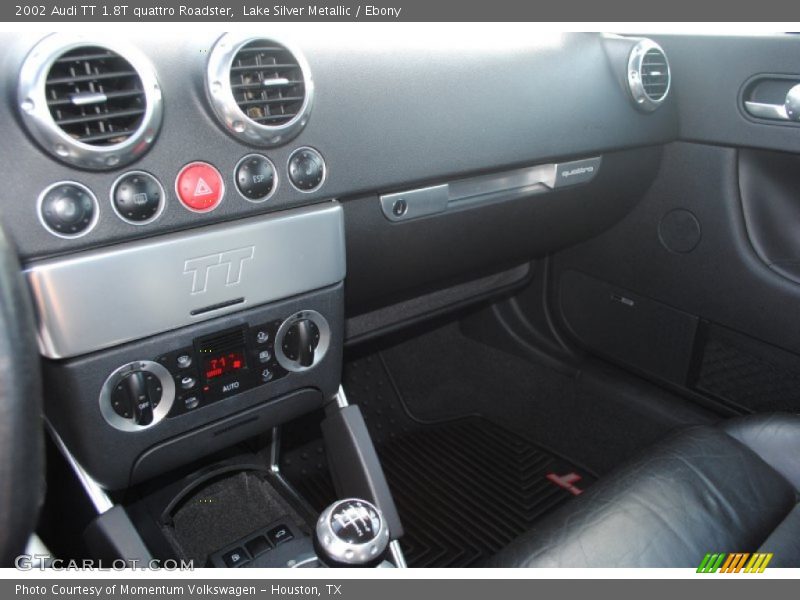 Lake Silver Metallic / Ebony 2002 Audi TT 1.8T quattro Roadster