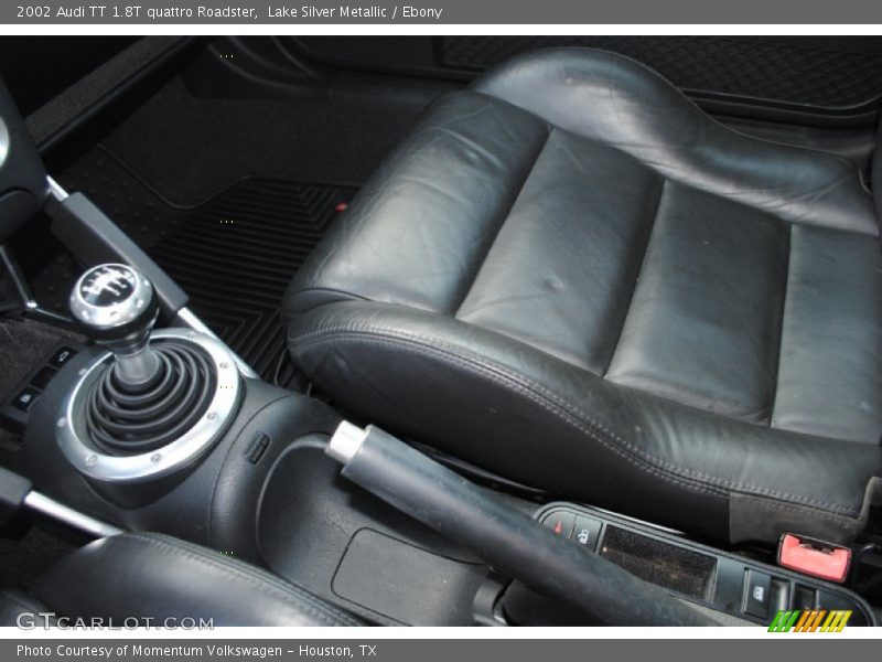 Lake Silver Metallic / Ebony 2002 Audi TT 1.8T quattro Roadster