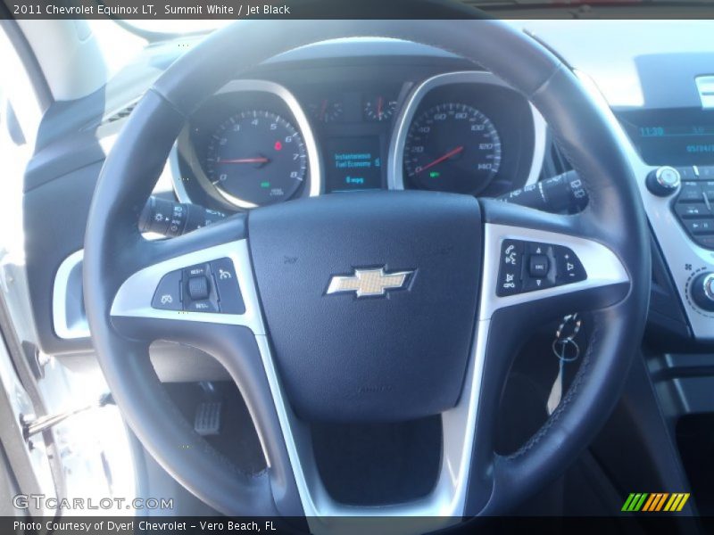 Summit White / Jet Black 2011 Chevrolet Equinox LT
