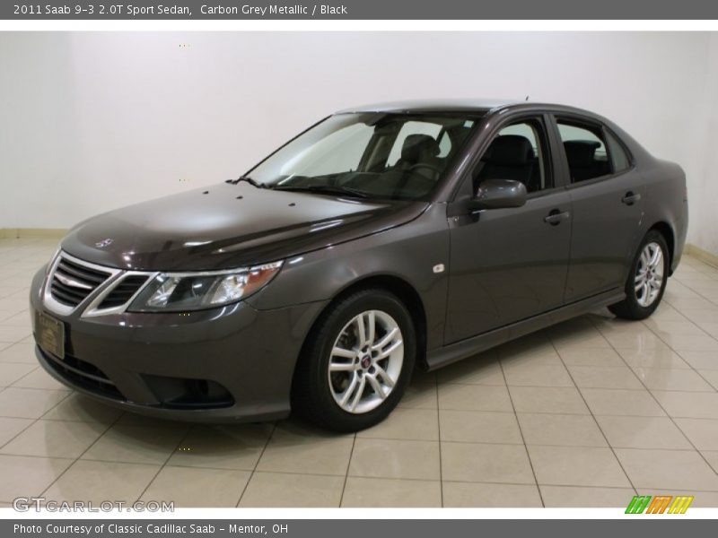 Carbon Grey Metallic / Black 2011 Saab 9-3 2.0T Sport Sedan
