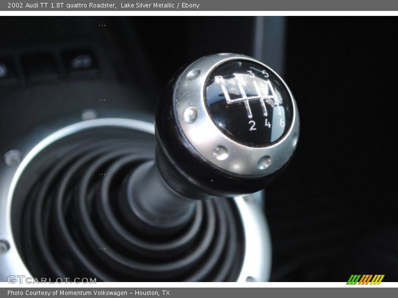 Lake Silver Metallic / Ebony 2002 Audi TT 1.8T quattro Roadster