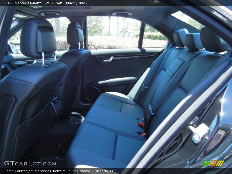 Black / Black 2013 Mercedes-Benz C 250 Sport