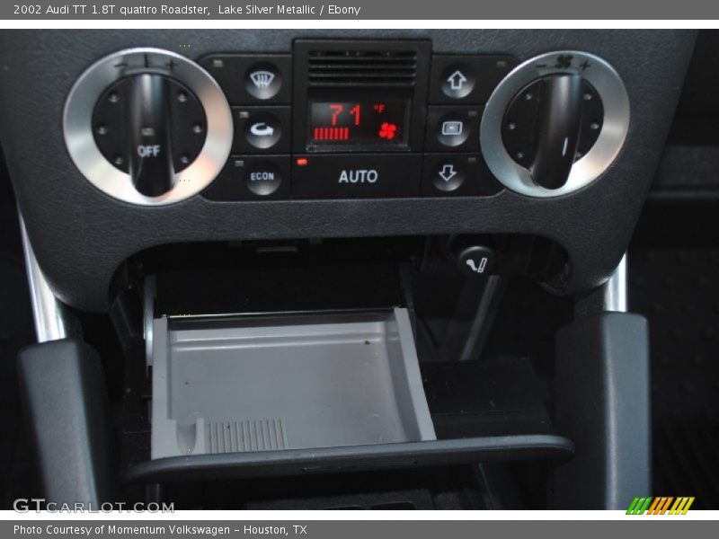 Lake Silver Metallic / Ebony 2002 Audi TT 1.8T quattro Roadster