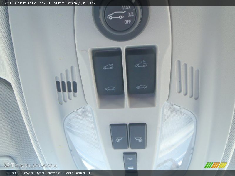 Summit White / Jet Black 2011 Chevrolet Equinox LT