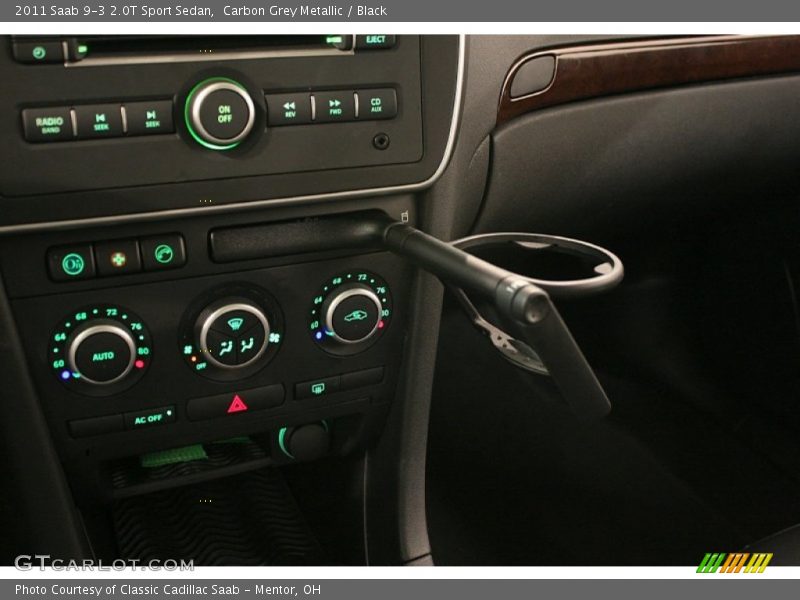 Carbon Grey Metallic / Black 2011 Saab 9-3 2.0T Sport Sedan
