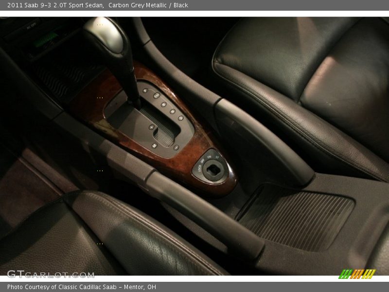 Carbon Grey Metallic / Black 2011 Saab 9-3 2.0T Sport Sedan