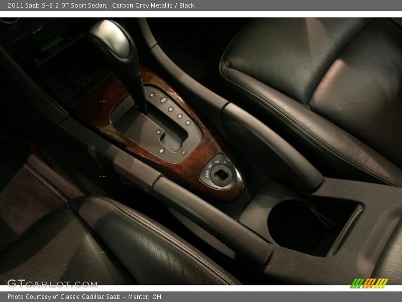 Carbon Grey Metallic / Black 2011 Saab 9-3 2.0T Sport Sedan