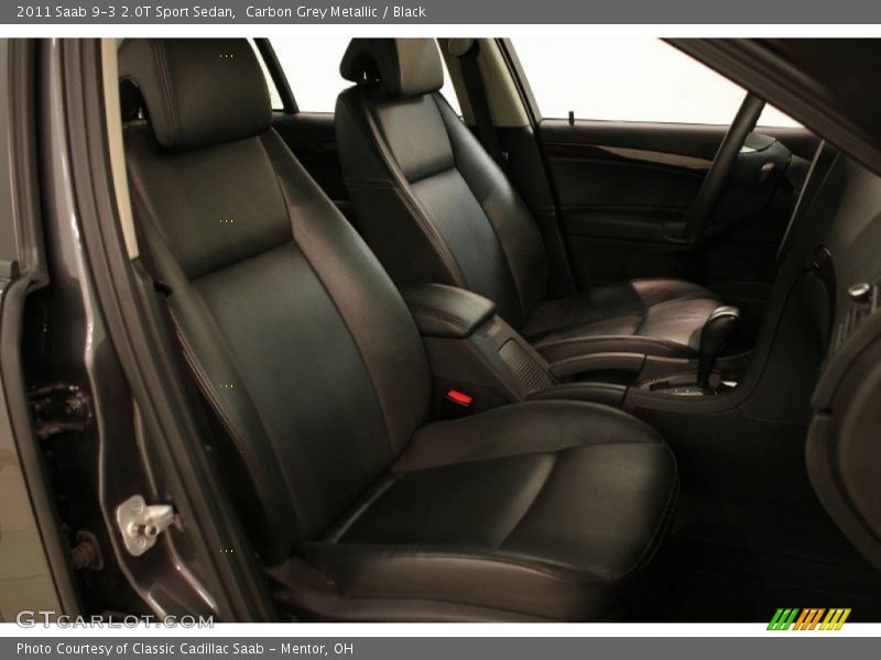 Carbon Grey Metallic / Black 2011 Saab 9-3 2.0T Sport Sedan
