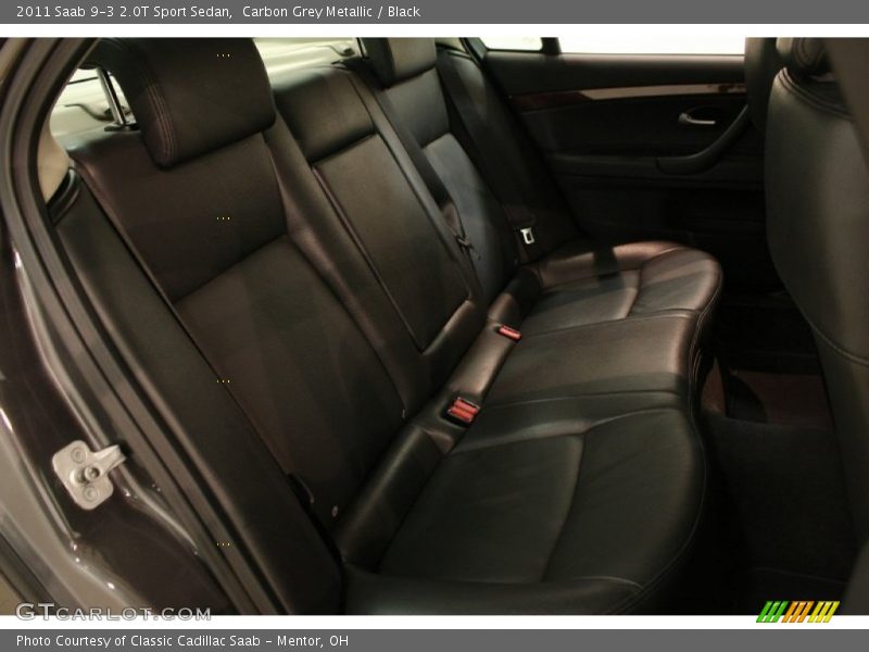 Carbon Grey Metallic / Black 2011 Saab 9-3 2.0T Sport Sedan