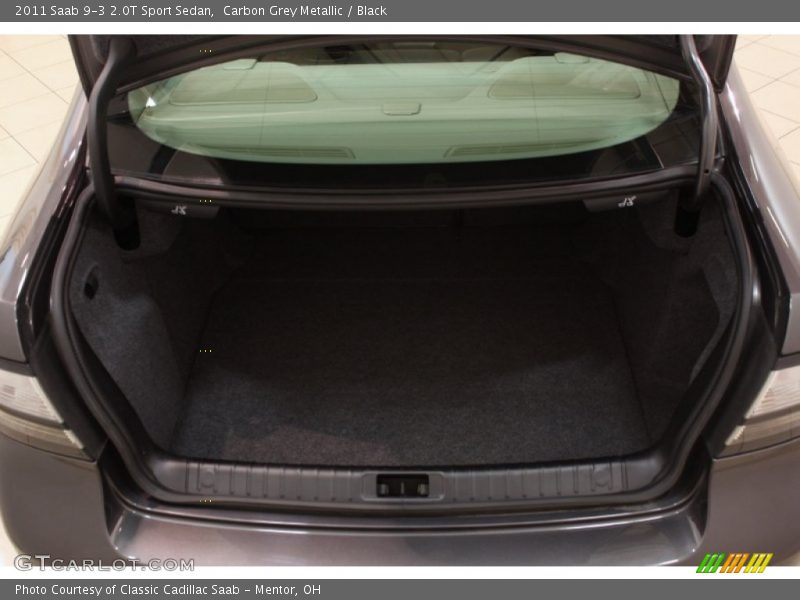 Carbon Grey Metallic / Black 2011 Saab 9-3 2.0T Sport Sedan