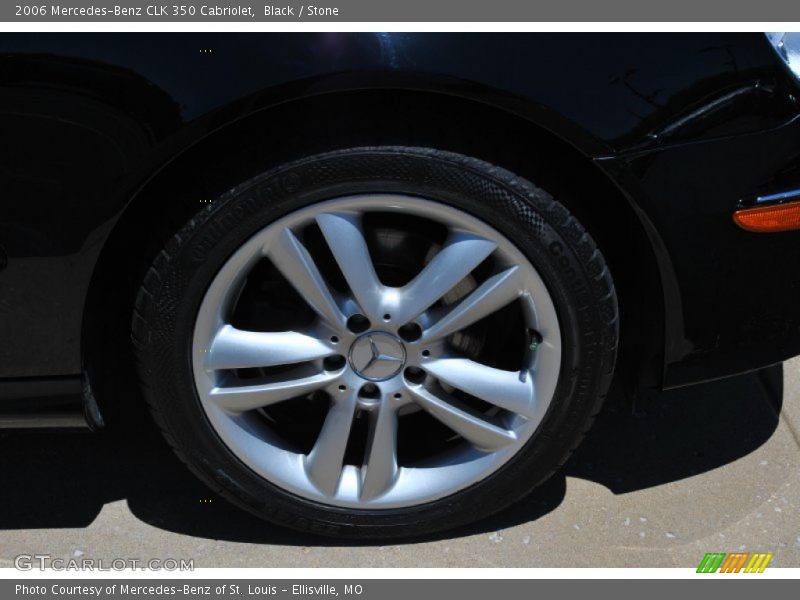 Black / Stone 2006 Mercedes-Benz CLK 350 Cabriolet