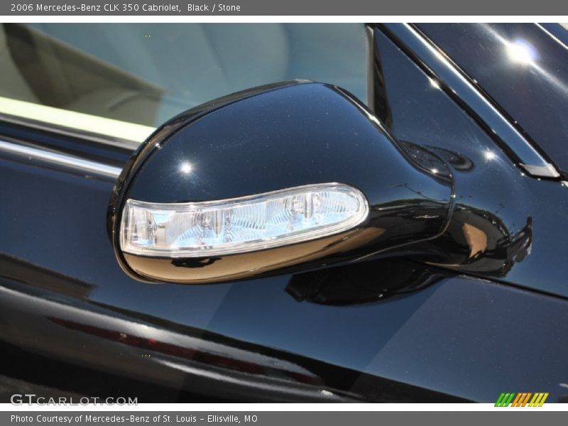 Black / Stone 2006 Mercedes-Benz CLK 350 Cabriolet