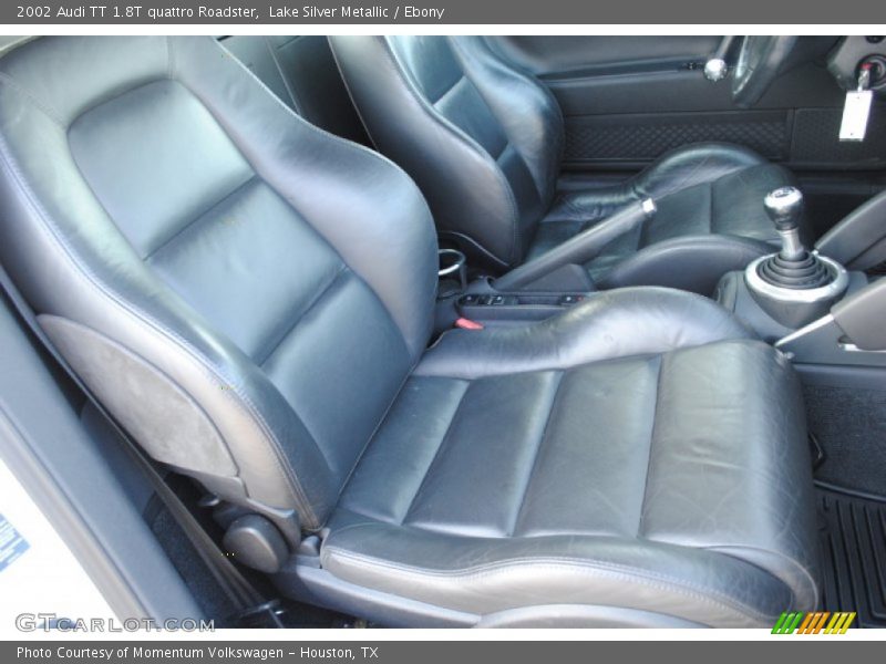 Lake Silver Metallic / Ebony 2002 Audi TT 1.8T quattro Roadster