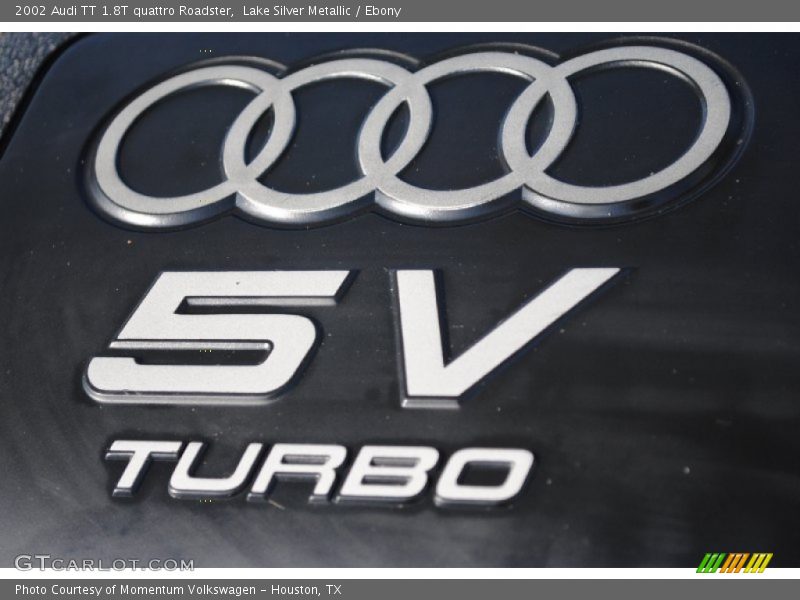 Lake Silver Metallic / Ebony 2002 Audi TT 1.8T quattro Roadster