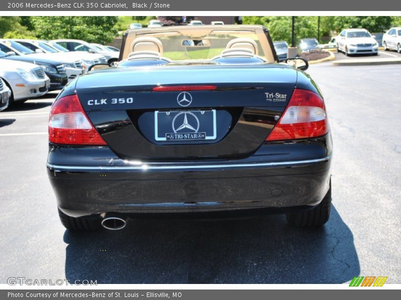 Black / Stone 2006 Mercedes-Benz CLK 350 Cabriolet