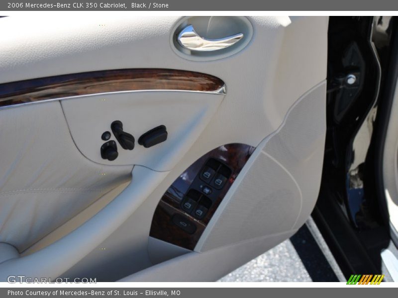 Black / Stone 2006 Mercedes-Benz CLK 350 Cabriolet