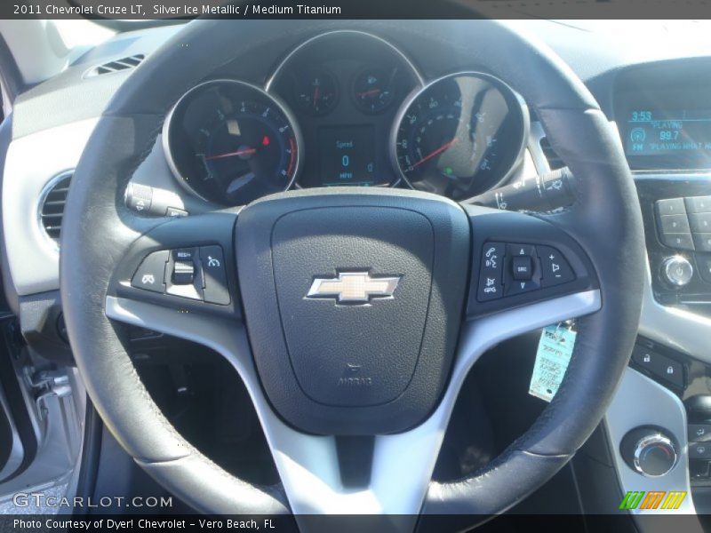 Silver Ice Metallic / Medium Titanium 2011 Chevrolet Cruze LT