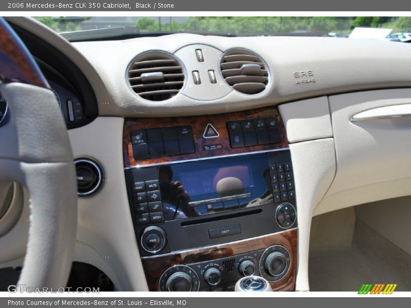 Black / Stone 2006 Mercedes-Benz CLK 350 Cabriolet