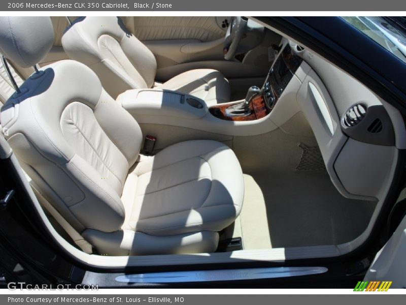 Black / Stone 2006 Mercedes-Benz CLK 350 Cabriolet