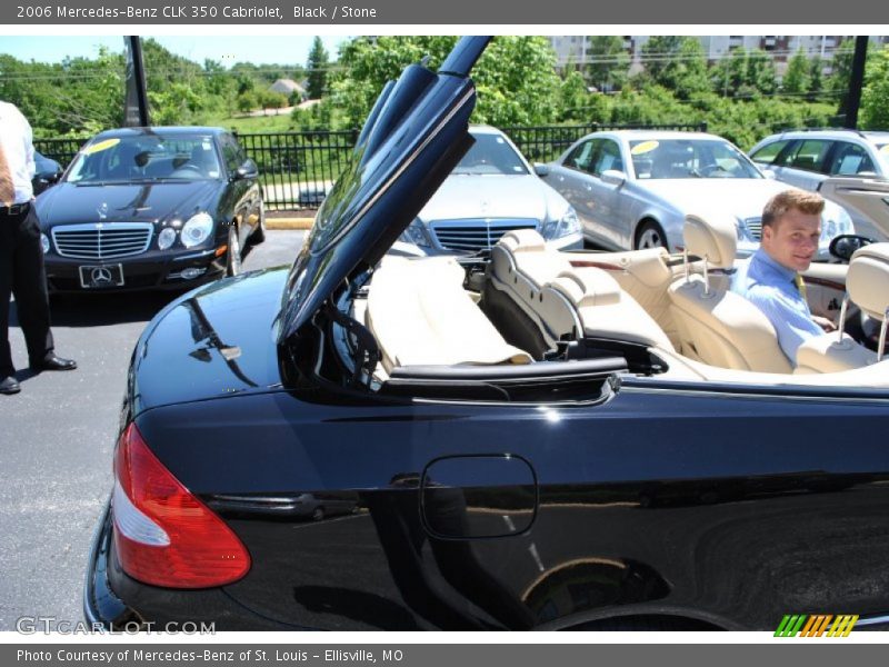 Black / Stone 2006 Mercedes-Benz CLK 350 Cabriolet