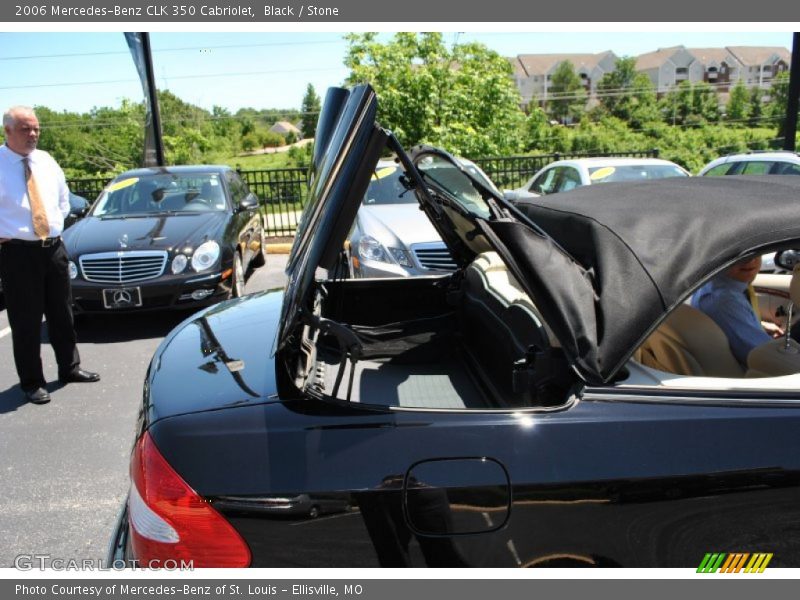 Black / Stone 2006 Mercedes-Benz CLK 350 Cabriolet