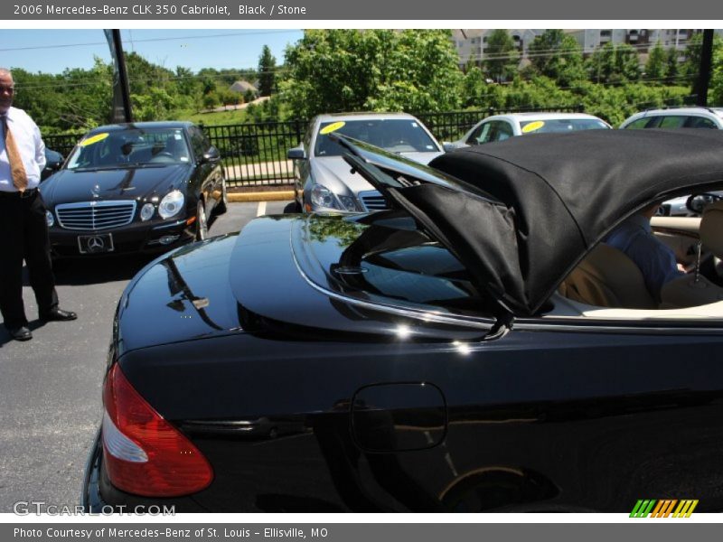 Black / Stone 2006 Mercedes-Benz CLK 350 Cabriolet
