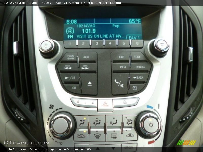 Cyber Gray Metallic / Jet Black/Light Titanium 2010 Chevrolet Equinox LS AWD