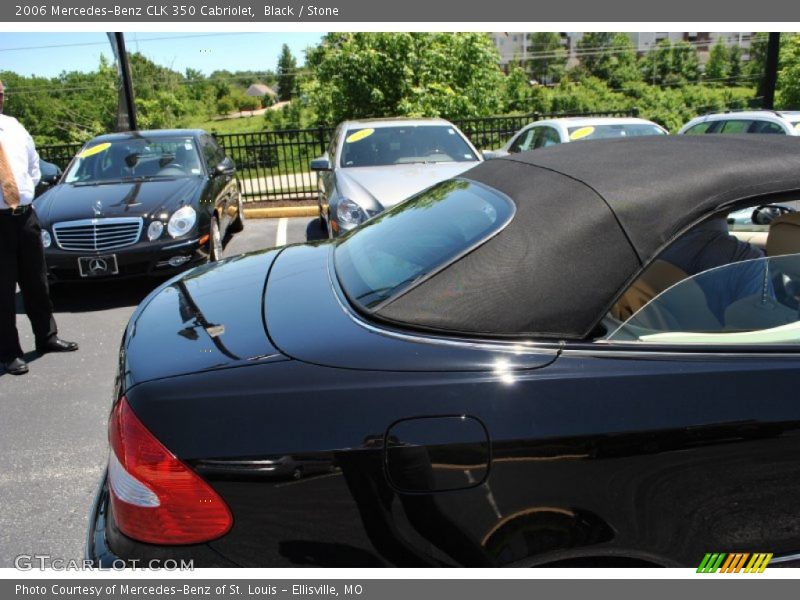 Black / Stone 2006 Mercedes-Benz CLK 350 Cabriolet