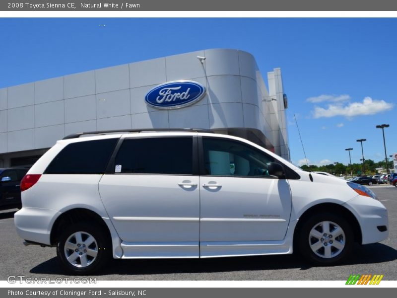Natural White / Fawn 2008 Toyota Sienna CE