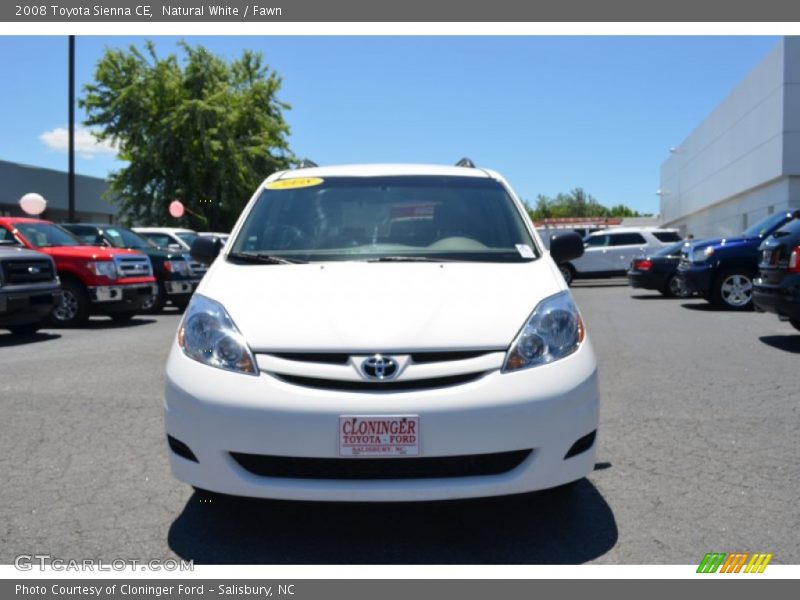 Natural White / Fawn 2008 Toyota Sienna CE