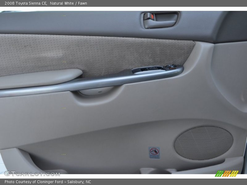 Natural White / Fawn 2008 Toyota Sienna CE