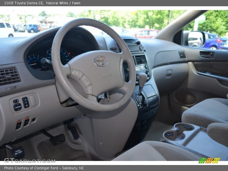 Natural White / Fawn 2008 Toyota Sienna CE
