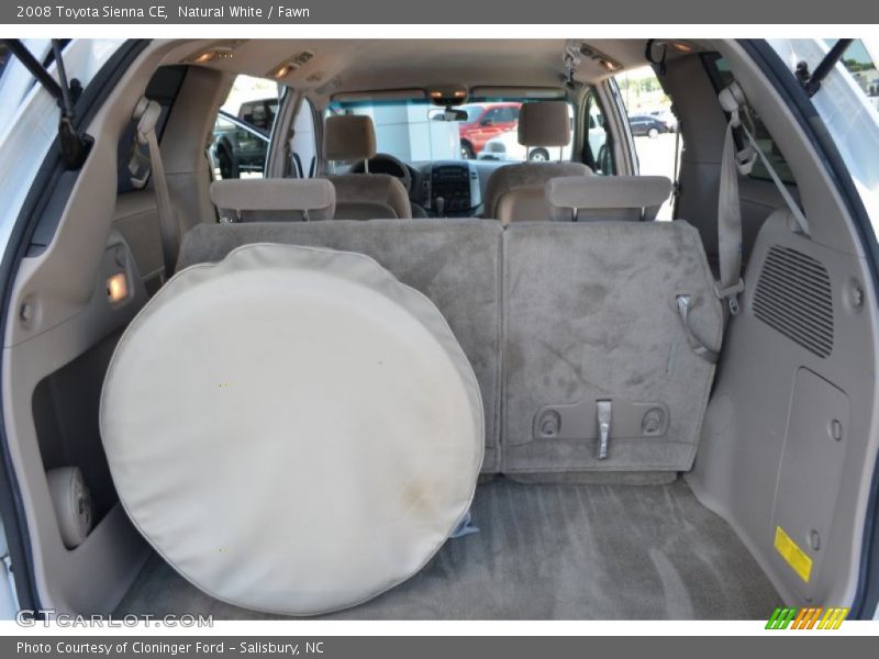 Natural White / Fawn 2008 Toyota Sienna CE