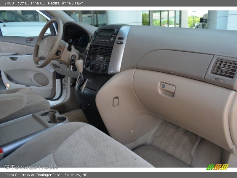 Natural White / Fawn 2008 Toyota Sienna CE