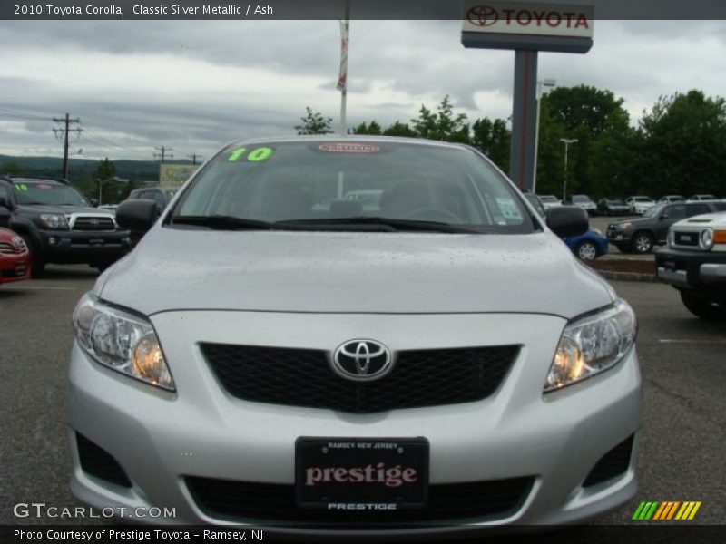 Classic Silver Metallic / Ash 2010 Toyota Corolla