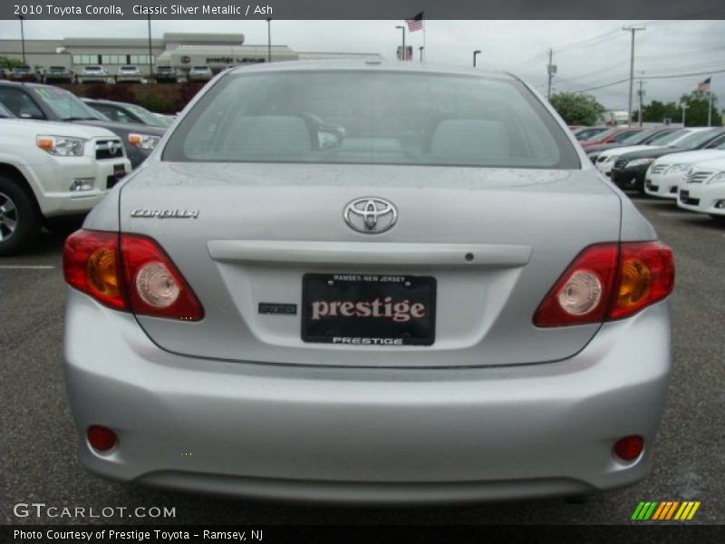 Classic Silver Metallic / Ash 2010 Toyota Corolla