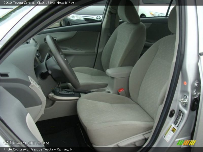 Classic Silver Metallic / Ash 2010 Toyota Corolla
