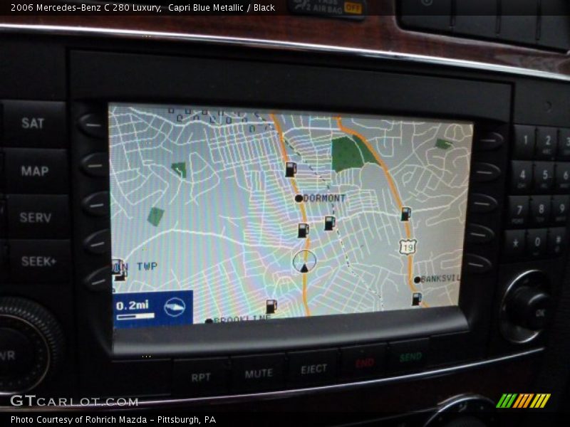 Navigation of 2006 C 280 Luxury