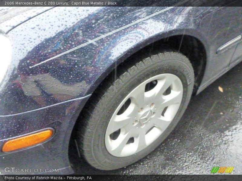 Capri Blue Metallic / Black 2006 Mercedes-Benz C 280 Luxury