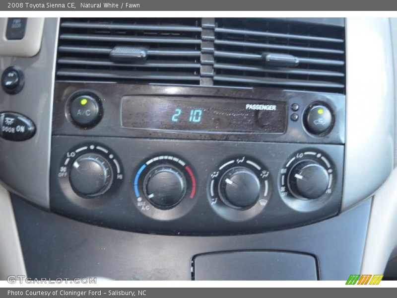 Natural White / Fawn 2008 Toyota Sienna CE